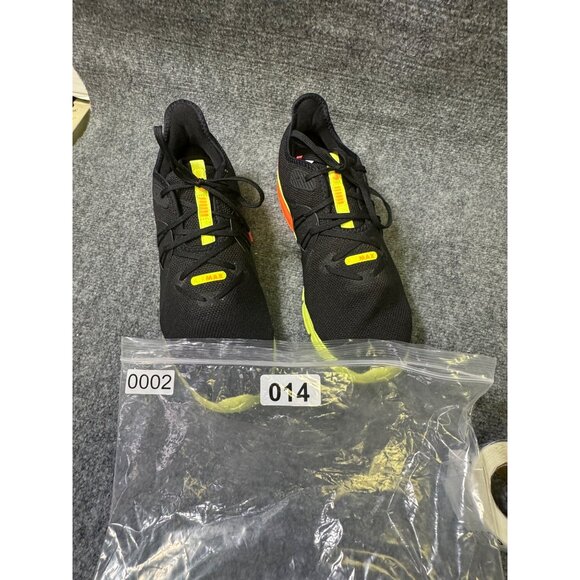 Nike Air Max Mens 11 Sequent 3 'Black Orange Volt lightweight mesh upper - Picture 7 of 16